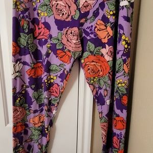 LuLaRoe Flower Leggings TC2 💐💐
